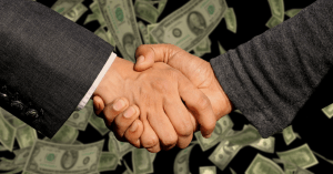 money hand-shake