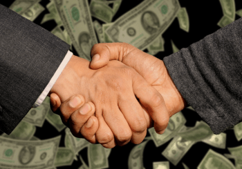 money hand-shake