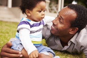 dad and baby