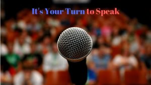 your turn to speak