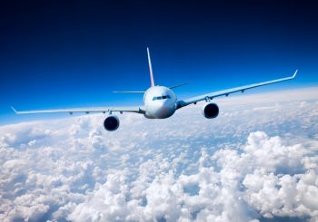 plane in sky