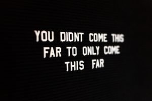 staying motivated
