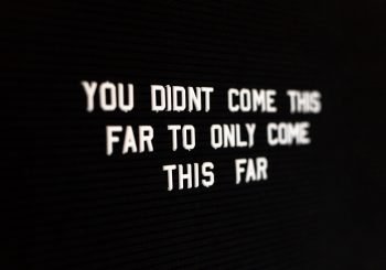 staying motivated