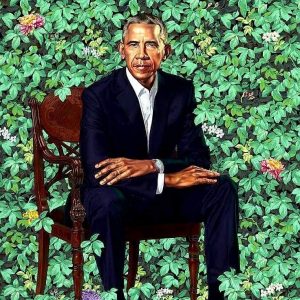 Paying homage to our first African American president.