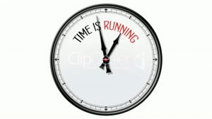 time is running