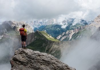 top of the mountain
